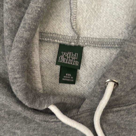 Wild Fable Gray Cropped Hoodie - Picture 2 of 2